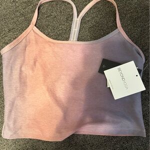 Medium Chai Jewel Prismatic SoftMark Slim Racerback Tank NWT Beyond Yoga